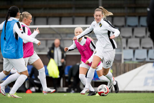 under fotbollsmatchen i Elitettan mellan Jitex och AIK