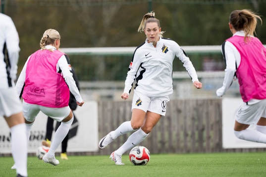 under fotbollsmatchen i Elitettan mellan Jitex och AIK