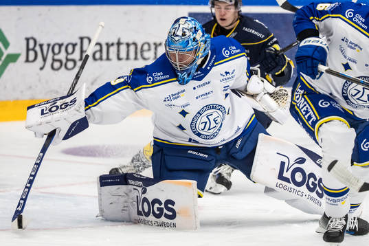 Leksands målvakt Filip Larsson