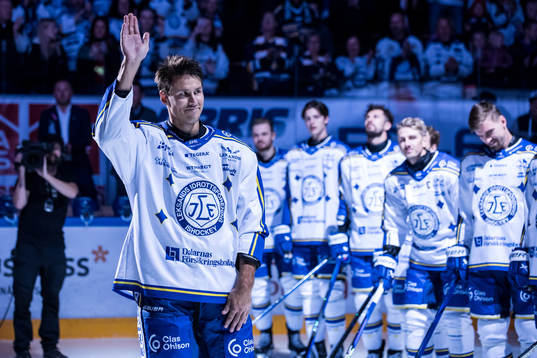 Leksands Jon Knuts hyllas för klubbrekord flest antal