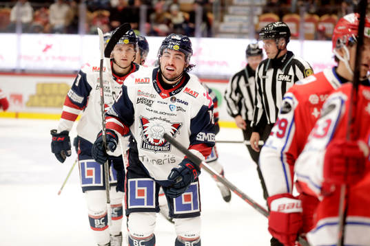 Linköpings Remi Elie jublar