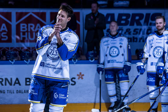 Leksands Jon Knuts hyllas för klubbrekord flest antal