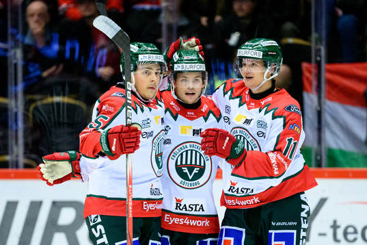Frölundas Malte Strömwall jublar