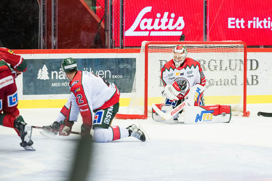 Frölundas målvakt Frederik Dichow