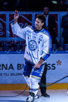 Leksands Jon Knuts hyllas för klubbrekord flest antal