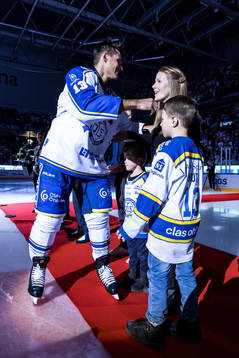 Leksands Jon Knuts hyllas för klubbrekord flest antal