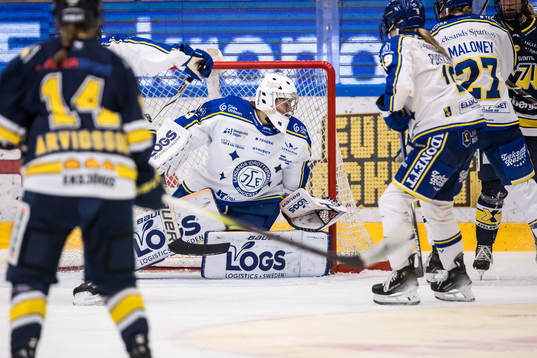 Leksands målvakt Emma Polusny