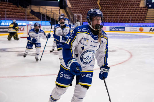 Leksands Emilie Kruse Johansen jublar