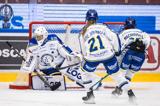 Leksands målvakt Emma Polusny