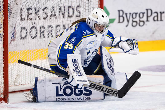 Leksands målvakt Emma Polusny
