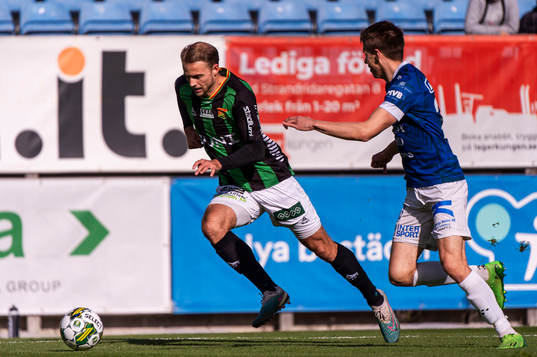 GAISs Gustav Lundgren och Trelleborgs Bödvar Bödvarsson