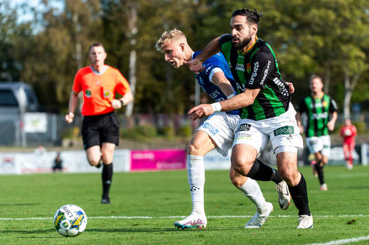 Trelleborgs Liam Olausson och GAIS Mervan Celik