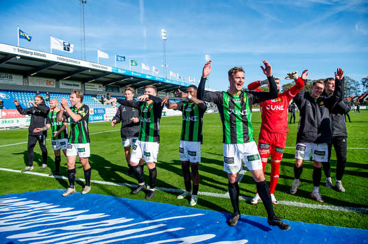 GAIS spelare jublar