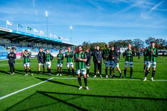 GAIS spelare jublar