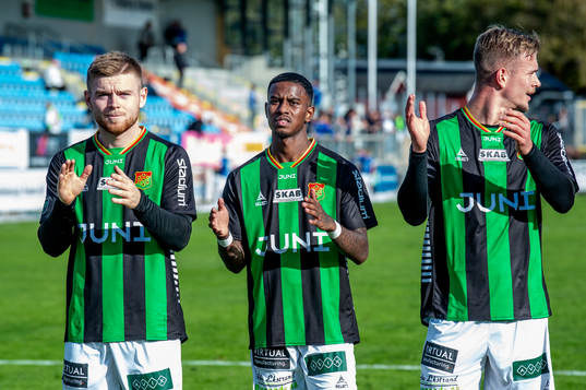 GAIS spelare jublar
