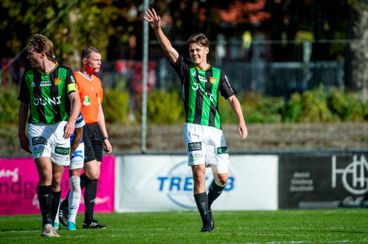 GAISs Axel Henriksson jublar