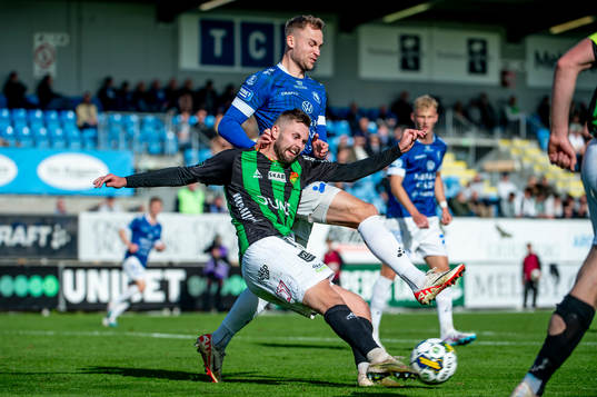 GAISs Axel Norén mot Trelleborgs Filip Bohman