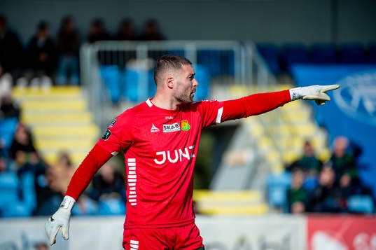 GAISs målvakt Mergim Krasniqi