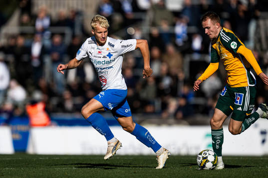 Värnamos Victor Larsson och IFK Norrköpings Victor Stange
