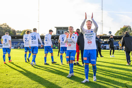 Värnamos Viktor Bergh och Gustav Engvall jublar