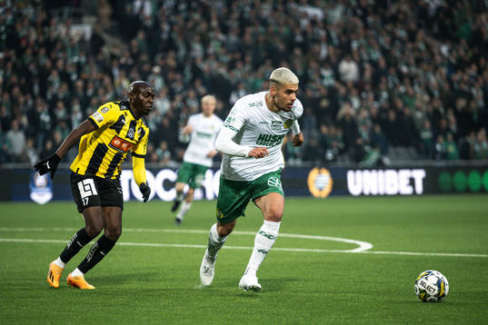 Häckens Edward Chilufya och Hammarbys Edvin Kurtulus