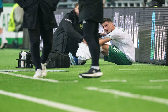 Hammarbys Viktor Djukanovic deppar