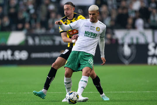 Häckens Amor Layouni och Hammarbys Edvin Kurtulus