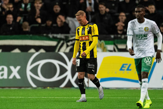 Häckens Mikkel Rygaard Jensen deppar