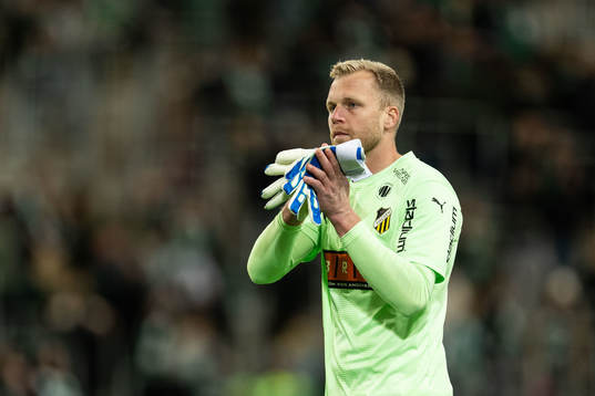 Häckens målvakt Peter Abrahamsson