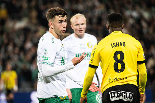 Hammarbys Marc Llinares Barragan och Häckens Abdulrazaq
