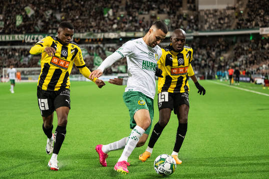 Hammarbys Abdelrahman Boudah Saidi mot Häckens Abdulrazaq