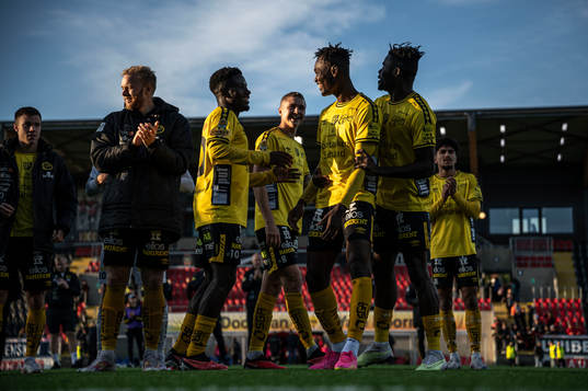Elfsborgs spelare jublar