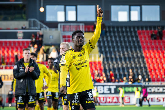 Elfsborgs Michael Baidoo jublar