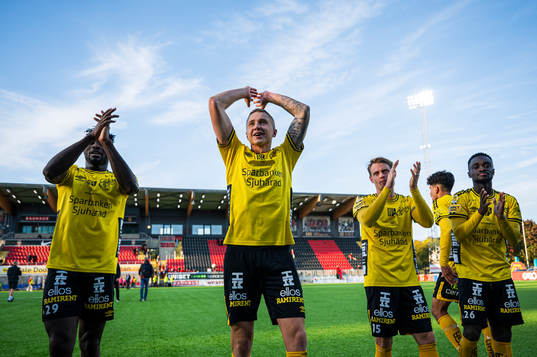 Elfsborgs spelare jublar