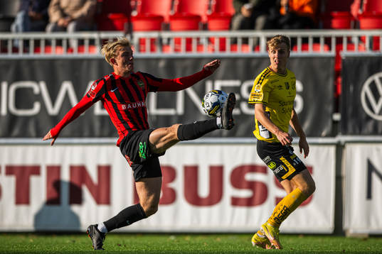 Brommapojkarnas Alexander Jensen och Elfsborgs Jeppe