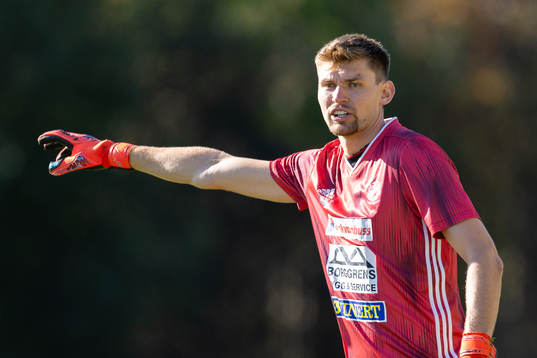 IFK Karlshamns målvakt Hampus Strömgren