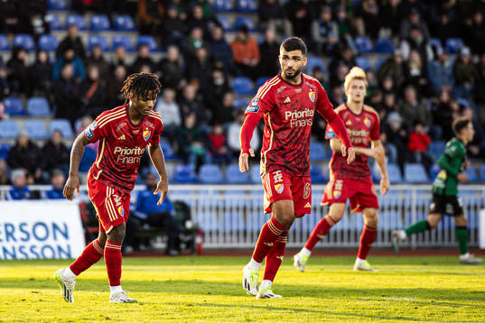 Djurgårdens Felix Vá och Musa Gurbanli