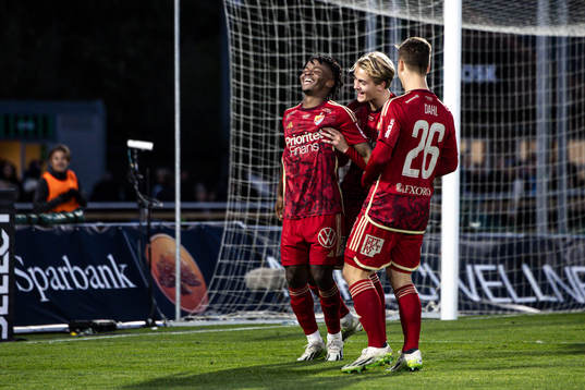 Djurgårdens Felix Vá jublar