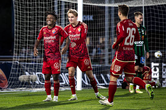 Djurgårdens Felix Vá jublar