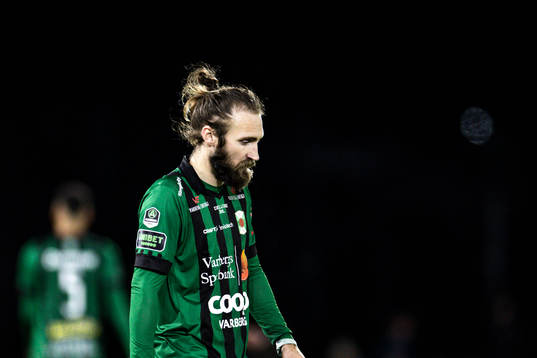 Varbergs Oskar Sverrisson deppar