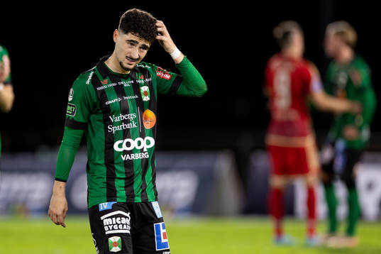 Varbergs Ismet Lushaku deppar