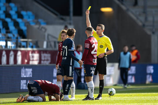 Utsiktens Fredrik Martinsson tilldelas en varning