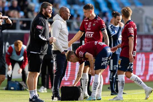 Örgrytes tränare Jeffrey Aubynn och Marcus Haglind Sangre