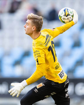 Örgrytes målvakt Mathias Nilsson