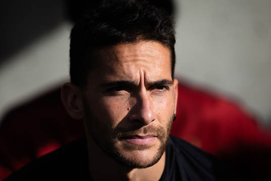 Örgrytes assisterande tränare Xabier Ruiz de Ocenda innan