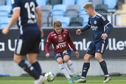 Utsiktens Sebastian Lagerlund och Örgrytes Hampus Dahlqvist