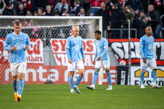 Malmö FFs spelare deppar