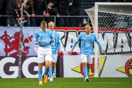 Malmö FFs spelare deppar