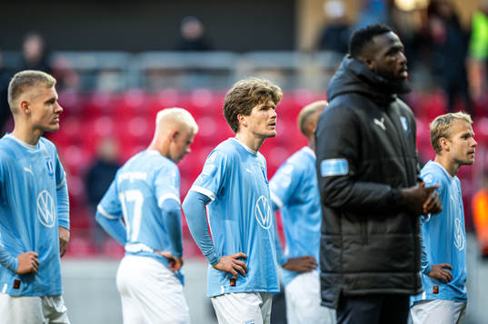 Malmö FFs Oliver Berg deppar