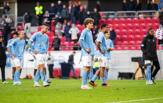 Malmö FFs spelare deppar